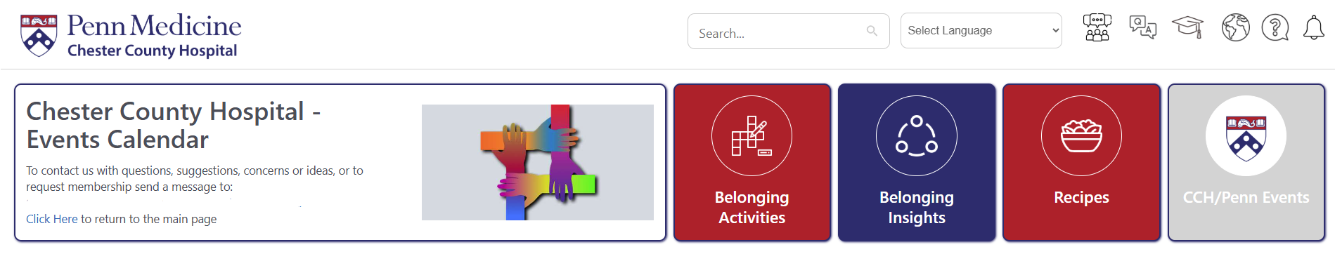 Chester County Diversity Calendar Customization
