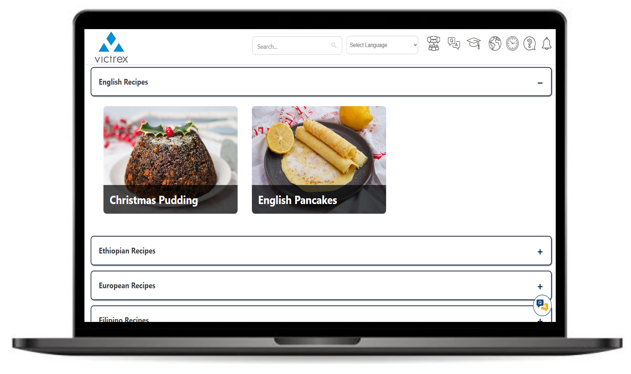 UK Diversity Calendar Recipes